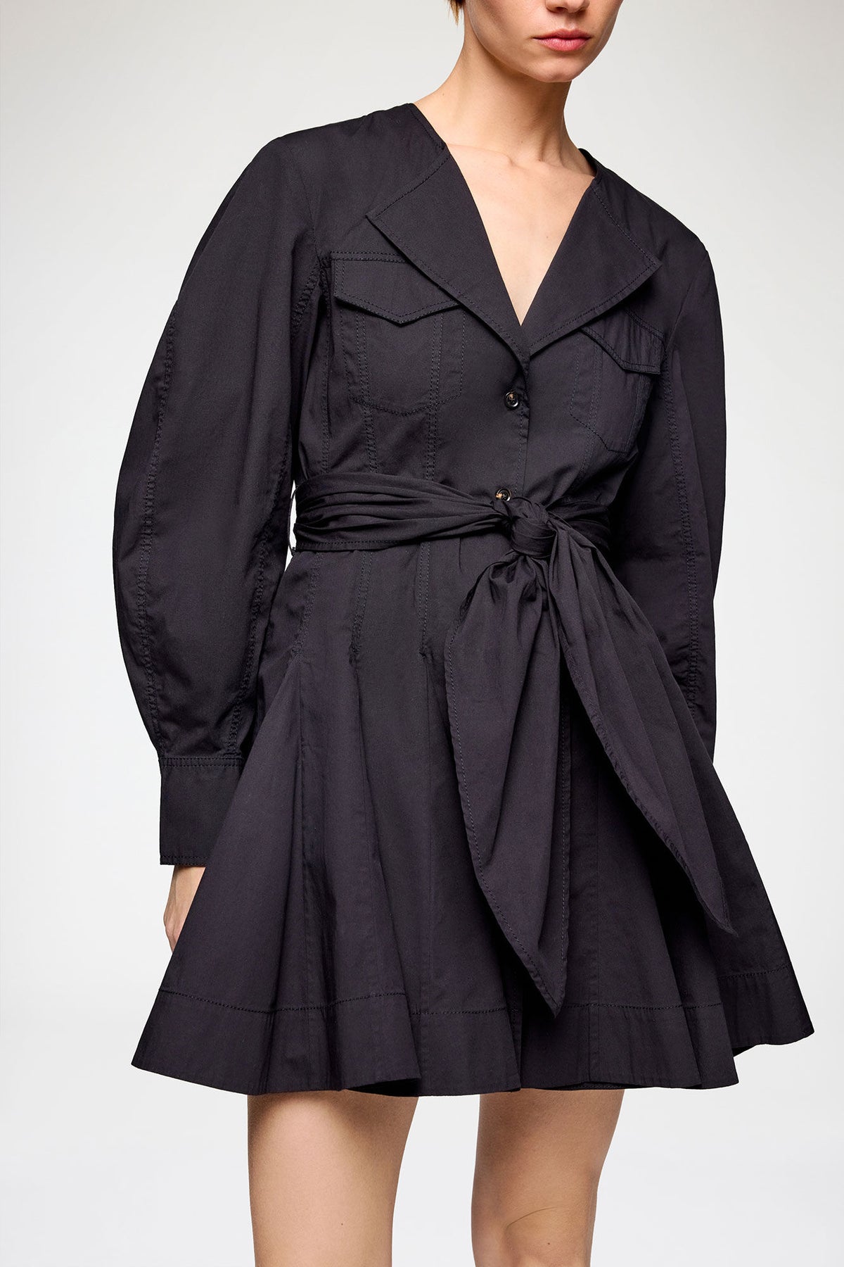 Robe chemise stretch