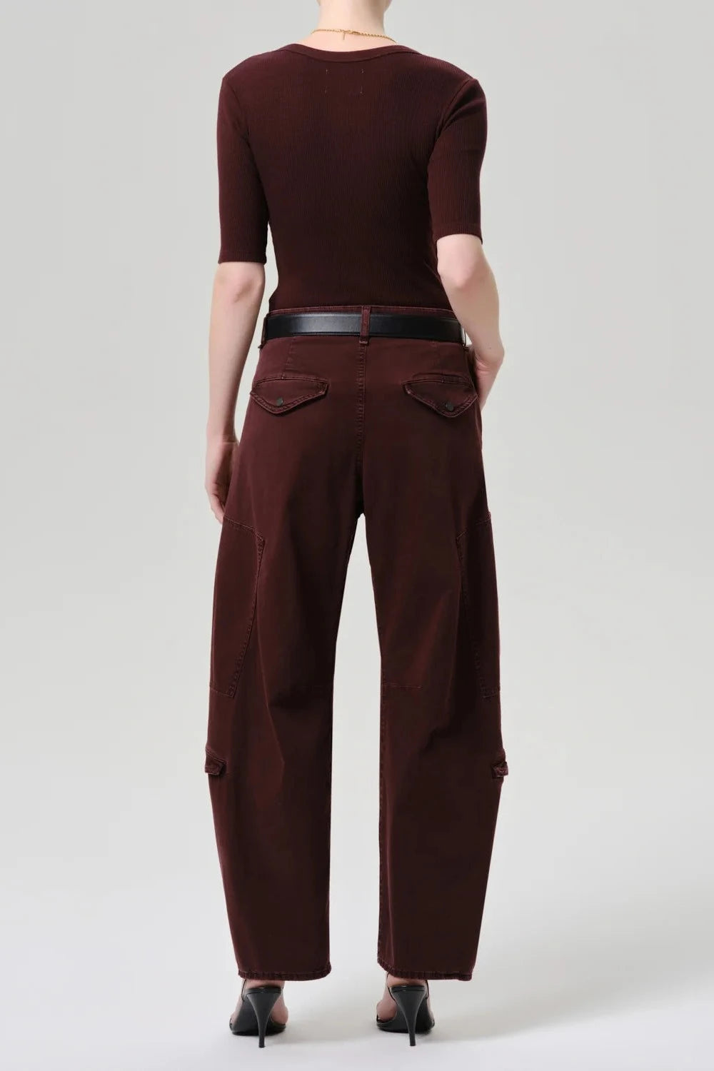 Flight pant in mahogany
