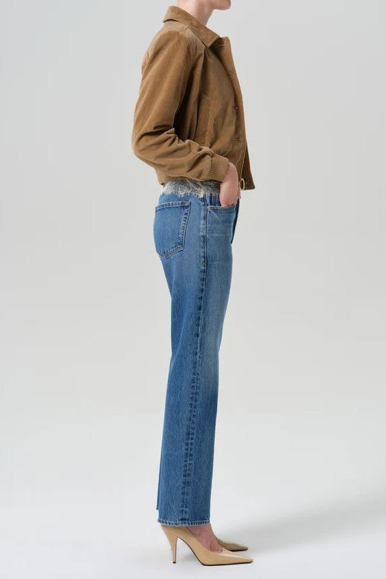 Jeans 90s french high rise straight