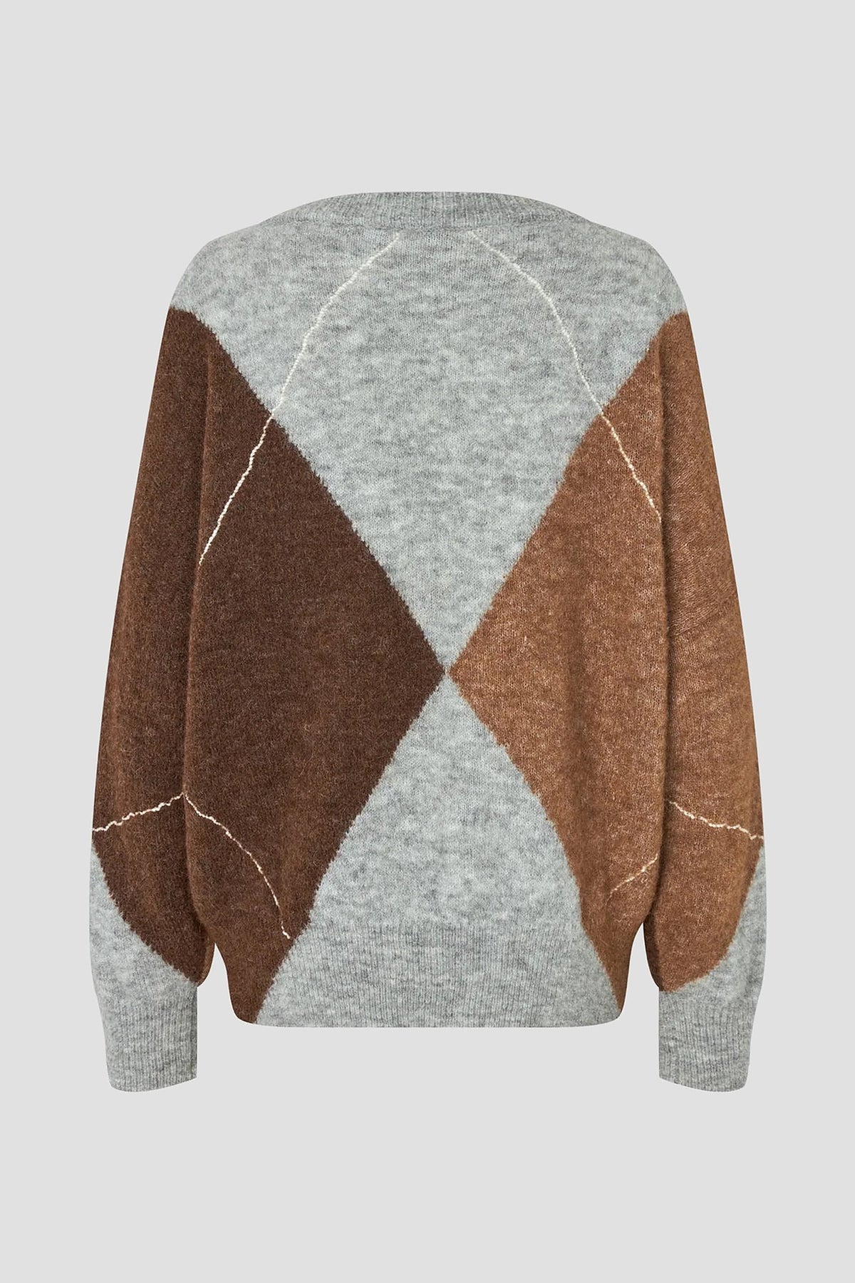 Pull V neck losange