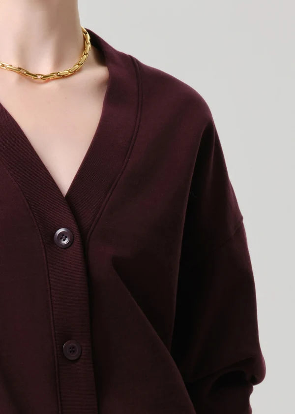 Fleece cardigan