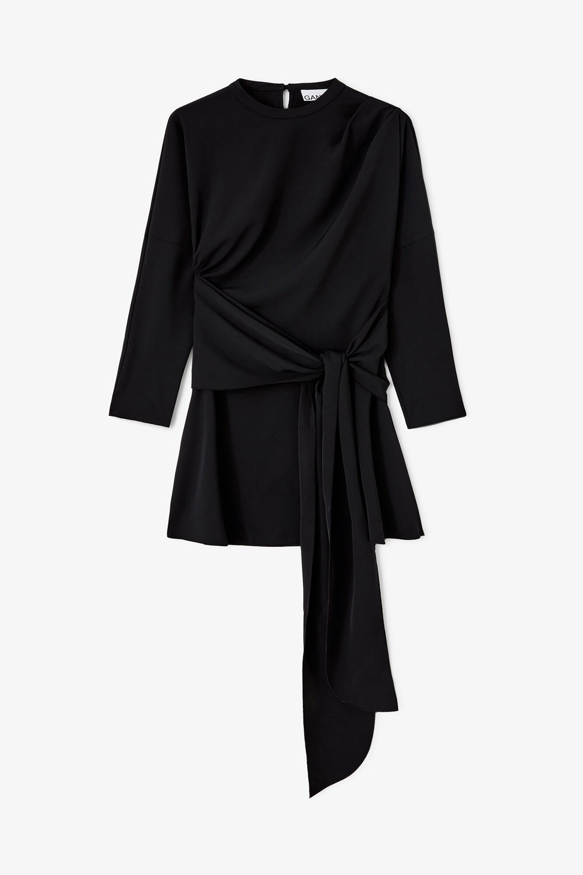 Robe courte drapée