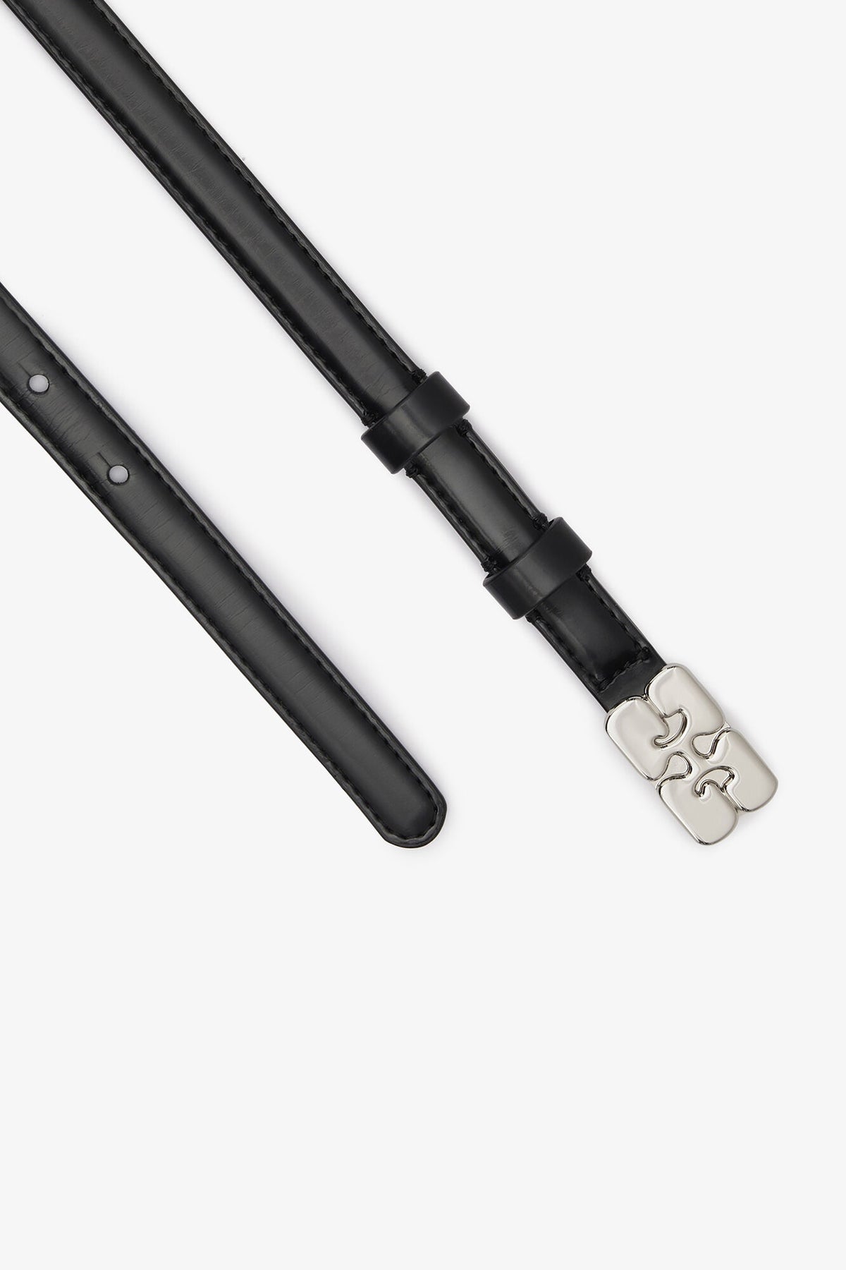 Ceinture Kat noire silver