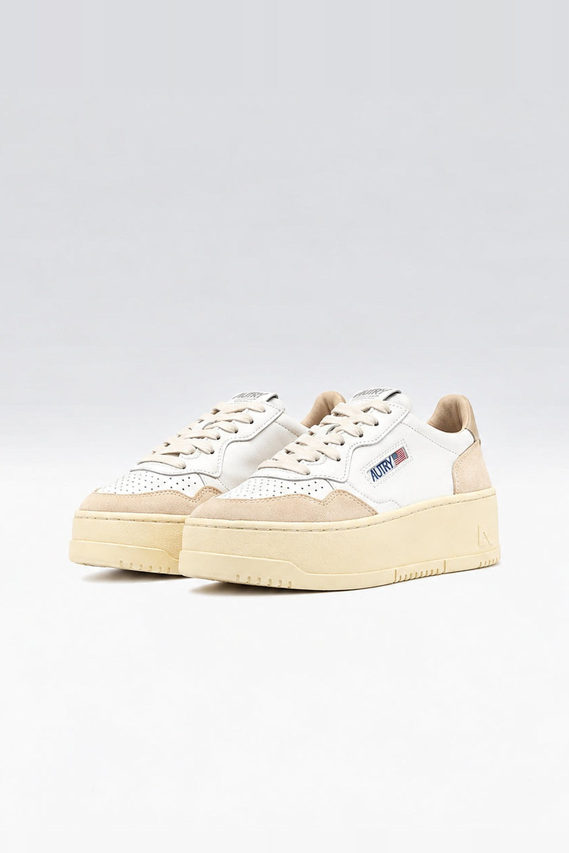 Baskets Platform Low Blanc