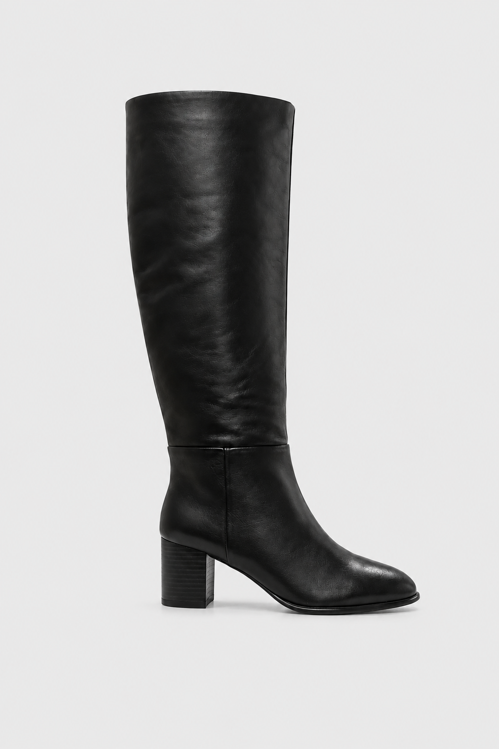Heeled knee-high boots