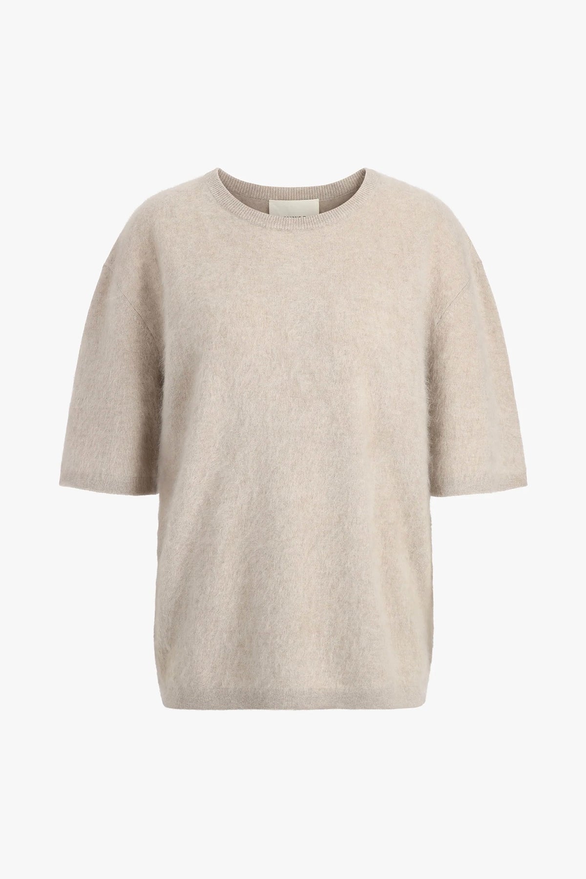 Pull Maren col rond Sand Brushed
