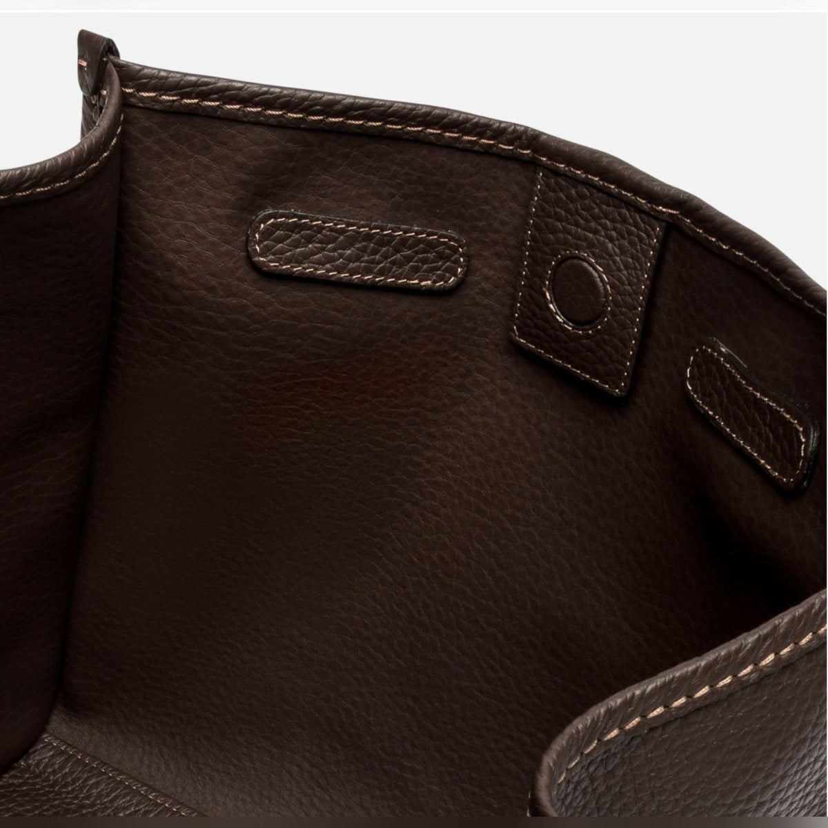 Leather tote