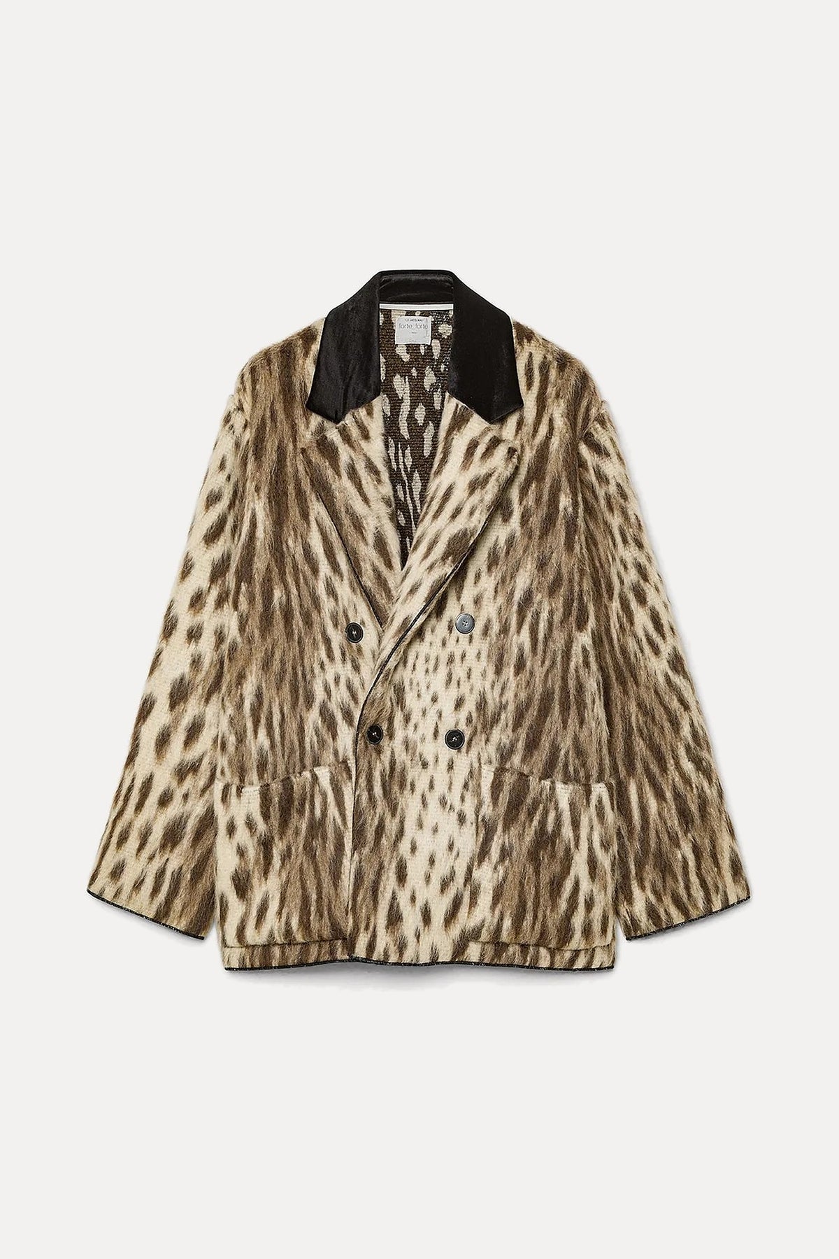 Veste Royal leopard jacquard