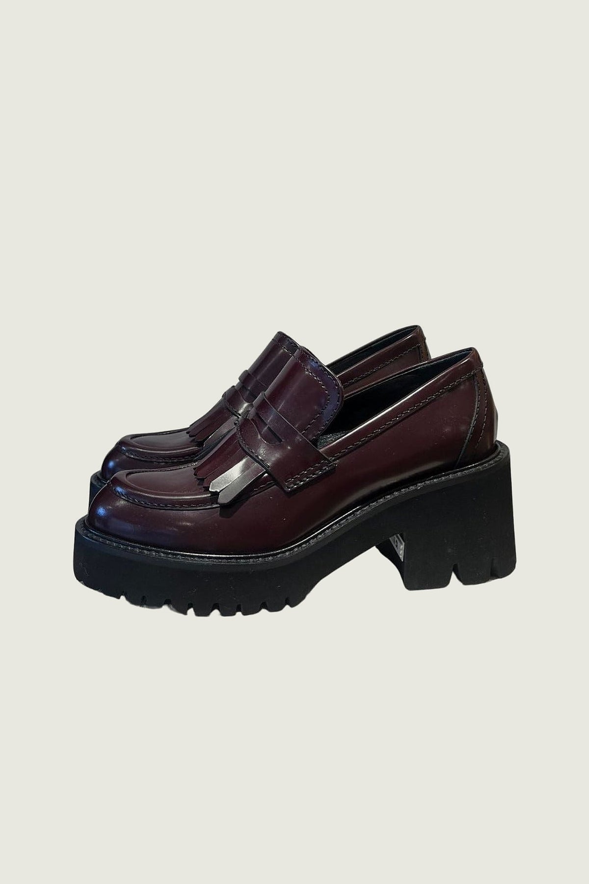 Mocassins CAMPBELL Guglielmo Rotta, burgundy, paire