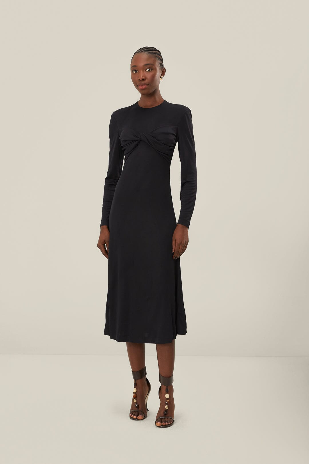 Midi dress twisted cup