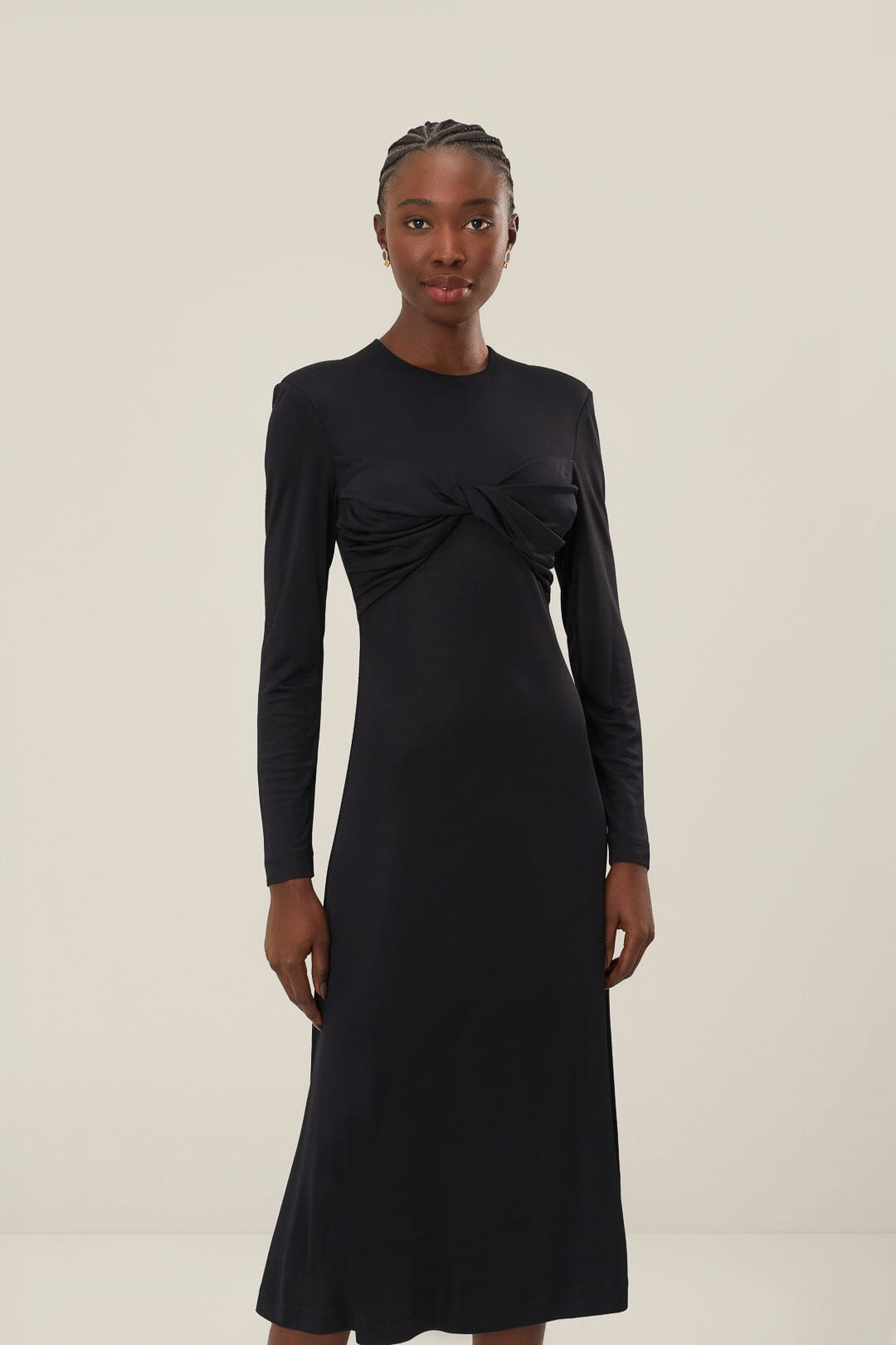 Midi dress twisted cup