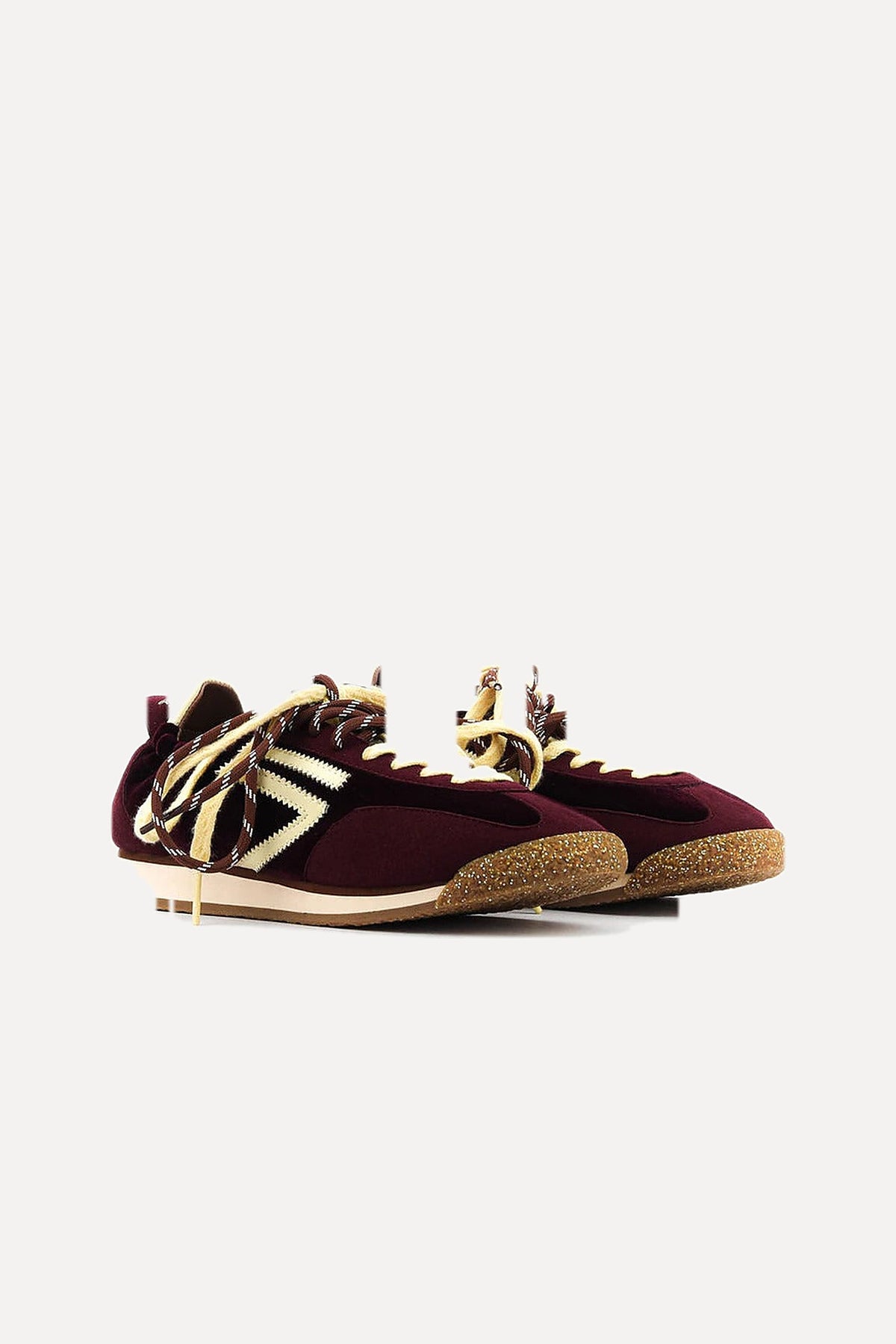 Puraai Baskets Panther Velvet bordeaux