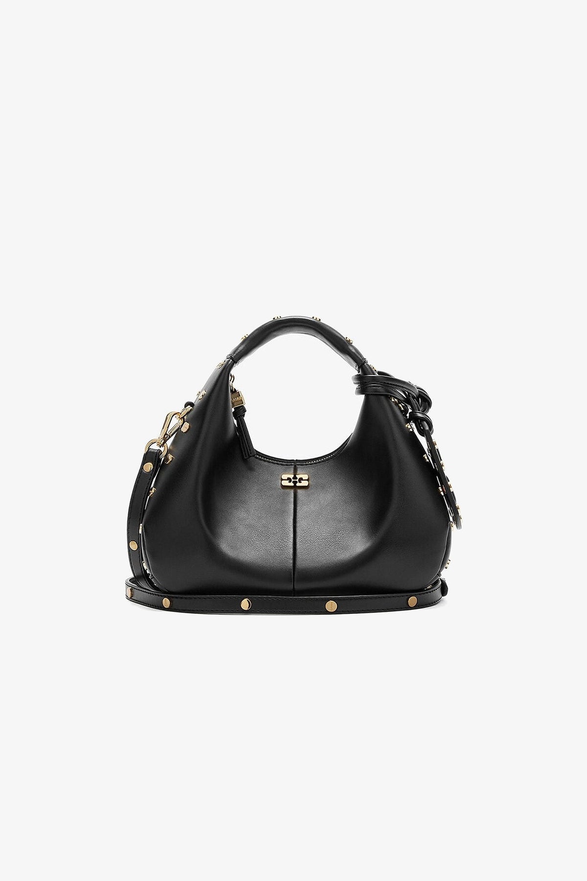 Sac Hobo Mini Cloué noir