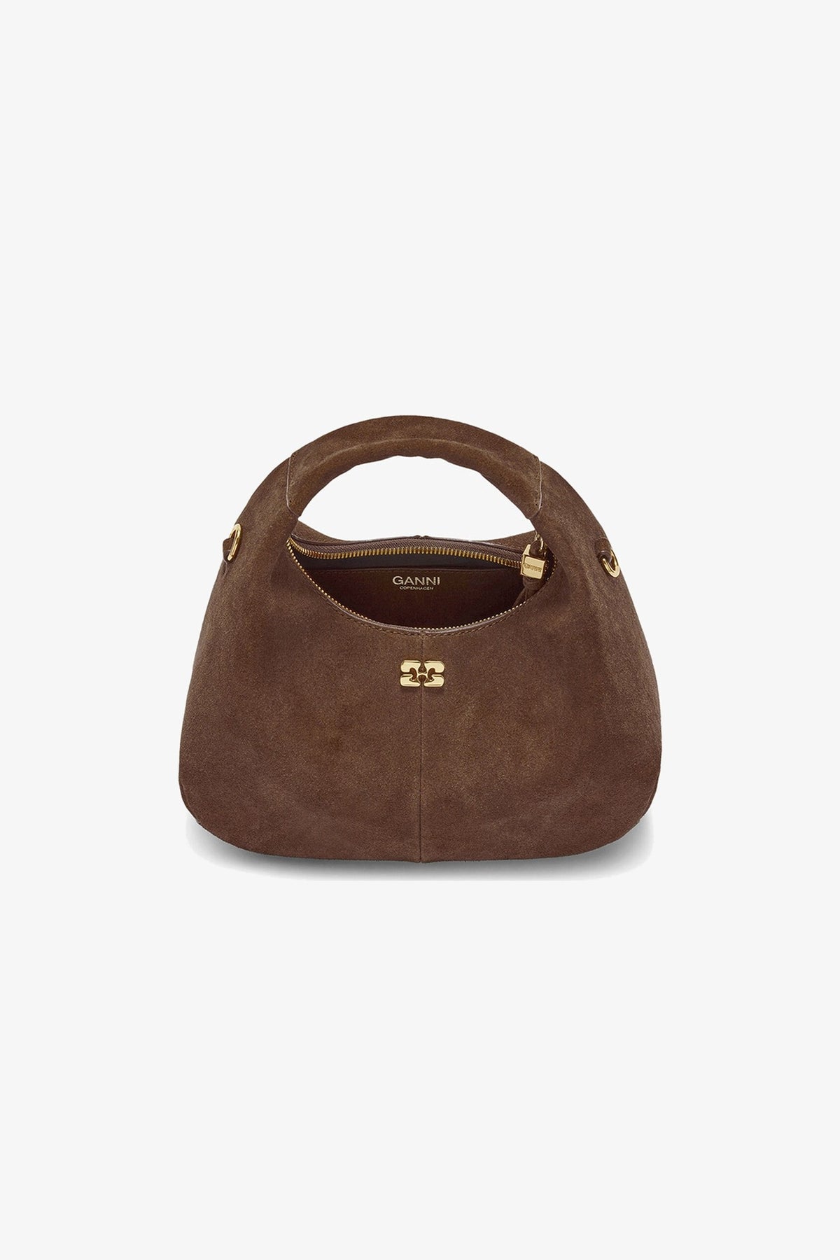 Sac Mini Hobo GANNI – Chicory Coffee – dos