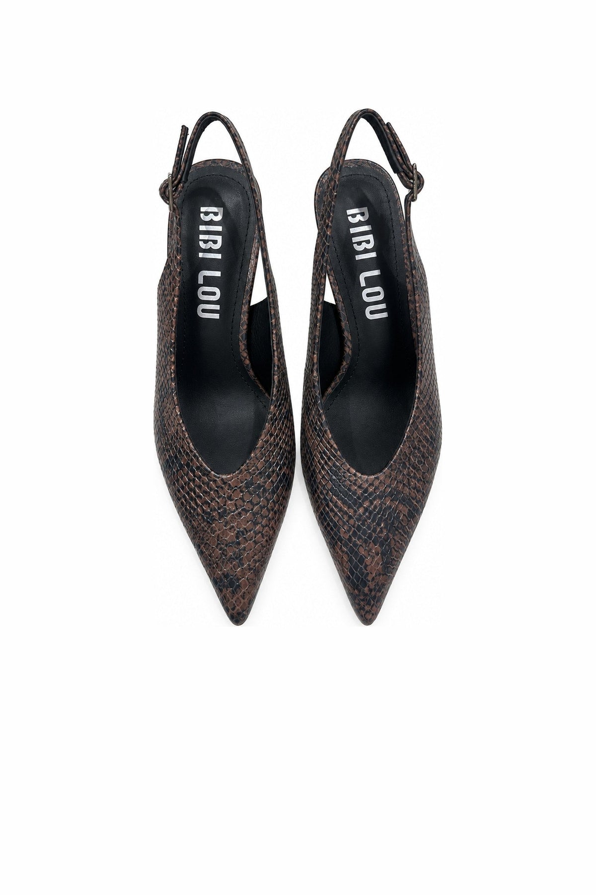 Slingbacks effet python Bibi Lou – vue de dessus