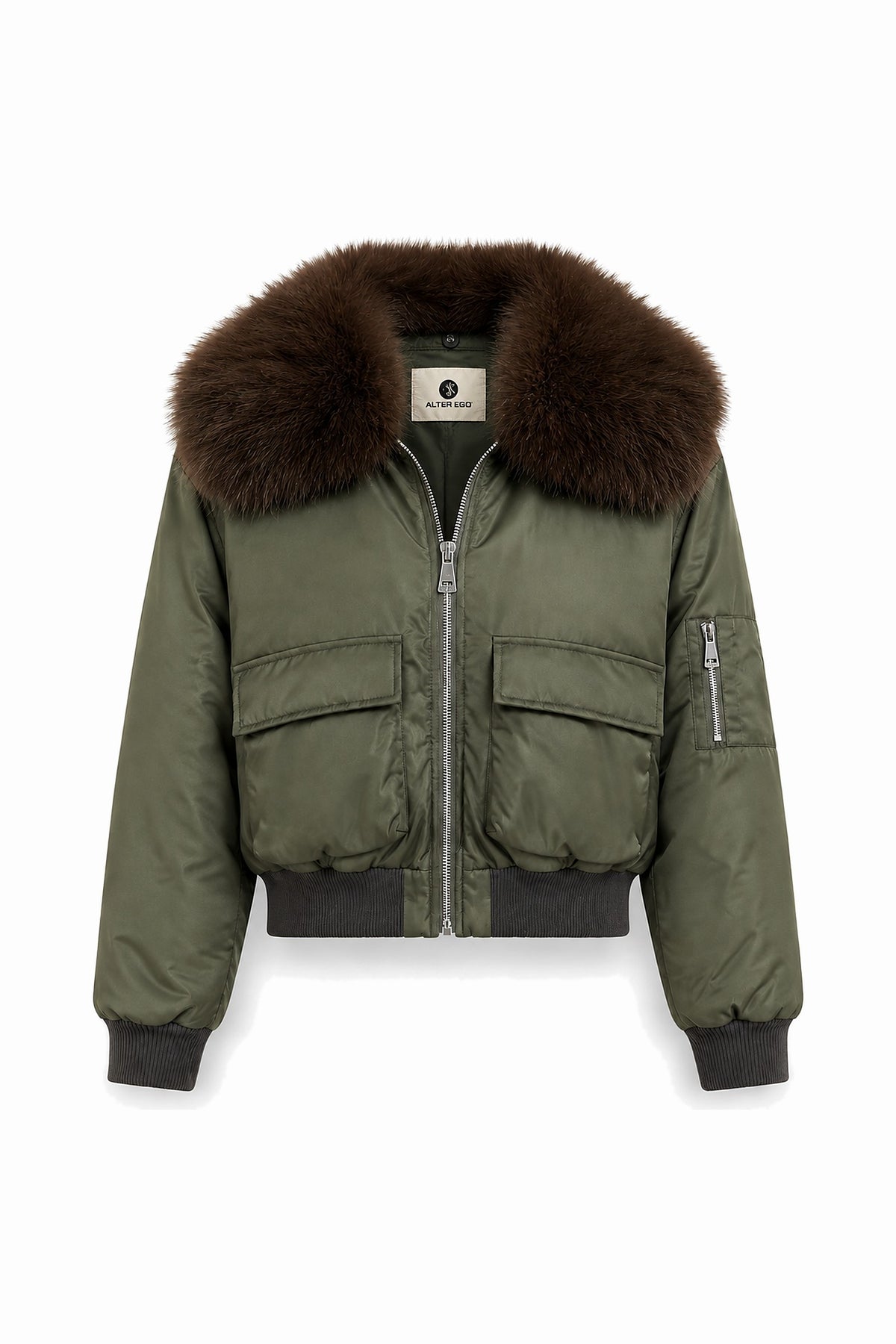Veste bomber Julia col Aviateur