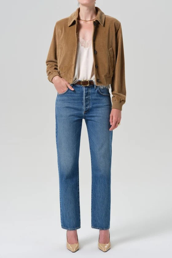 Jeans 90s french high rise straight