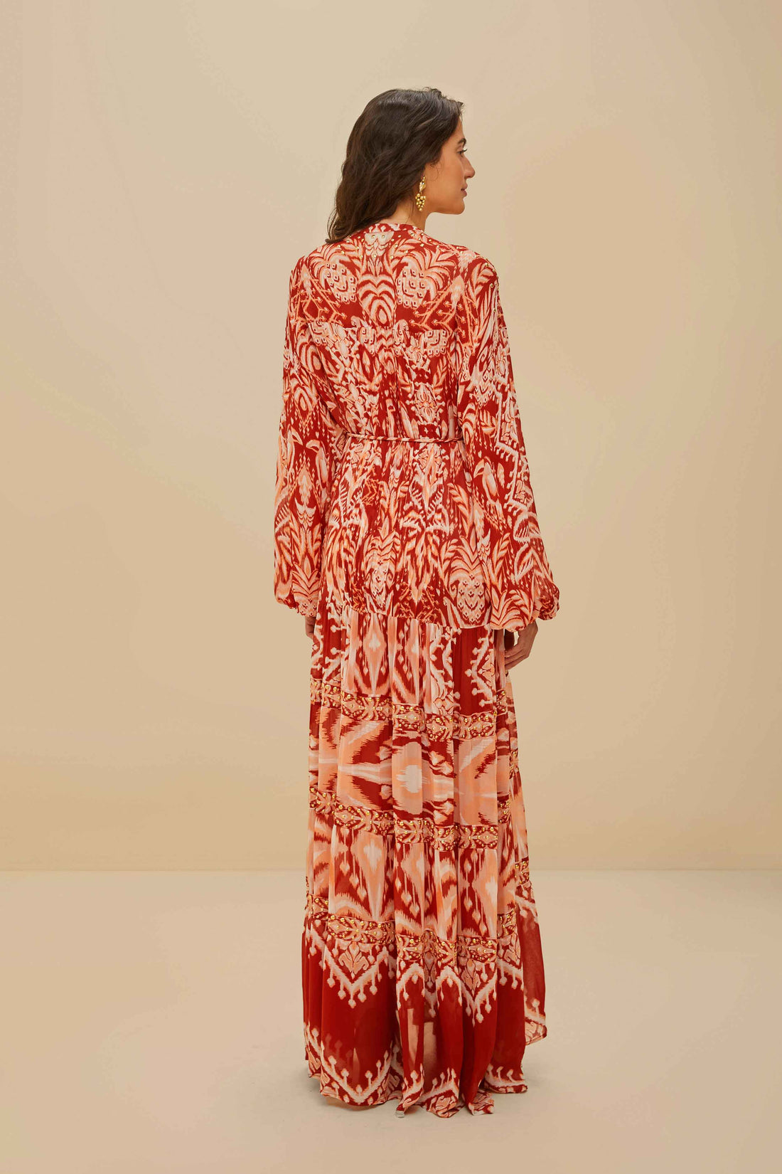 Robe longue tropicale