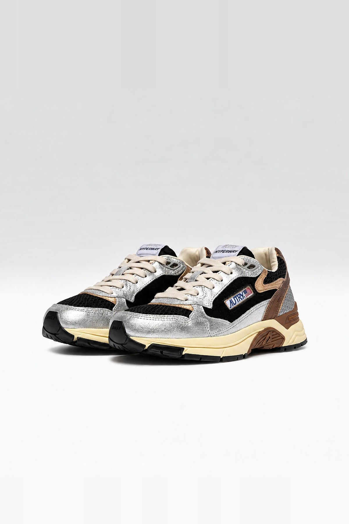 Baskets Hyperway Low Argent noir