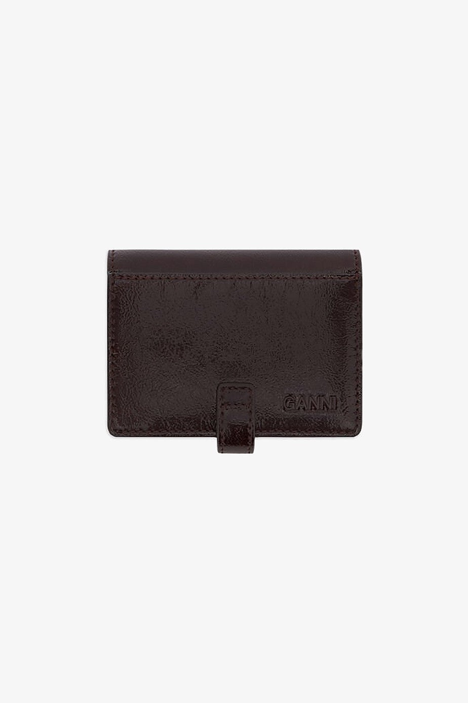 Porte cartes fin marron Sue