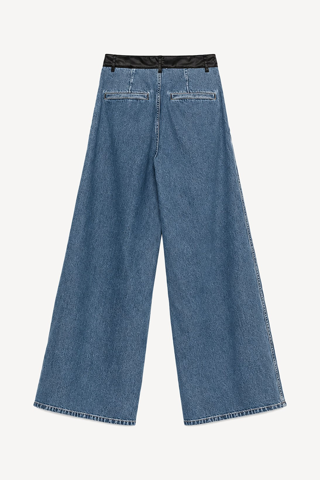 Pantalon denim couture