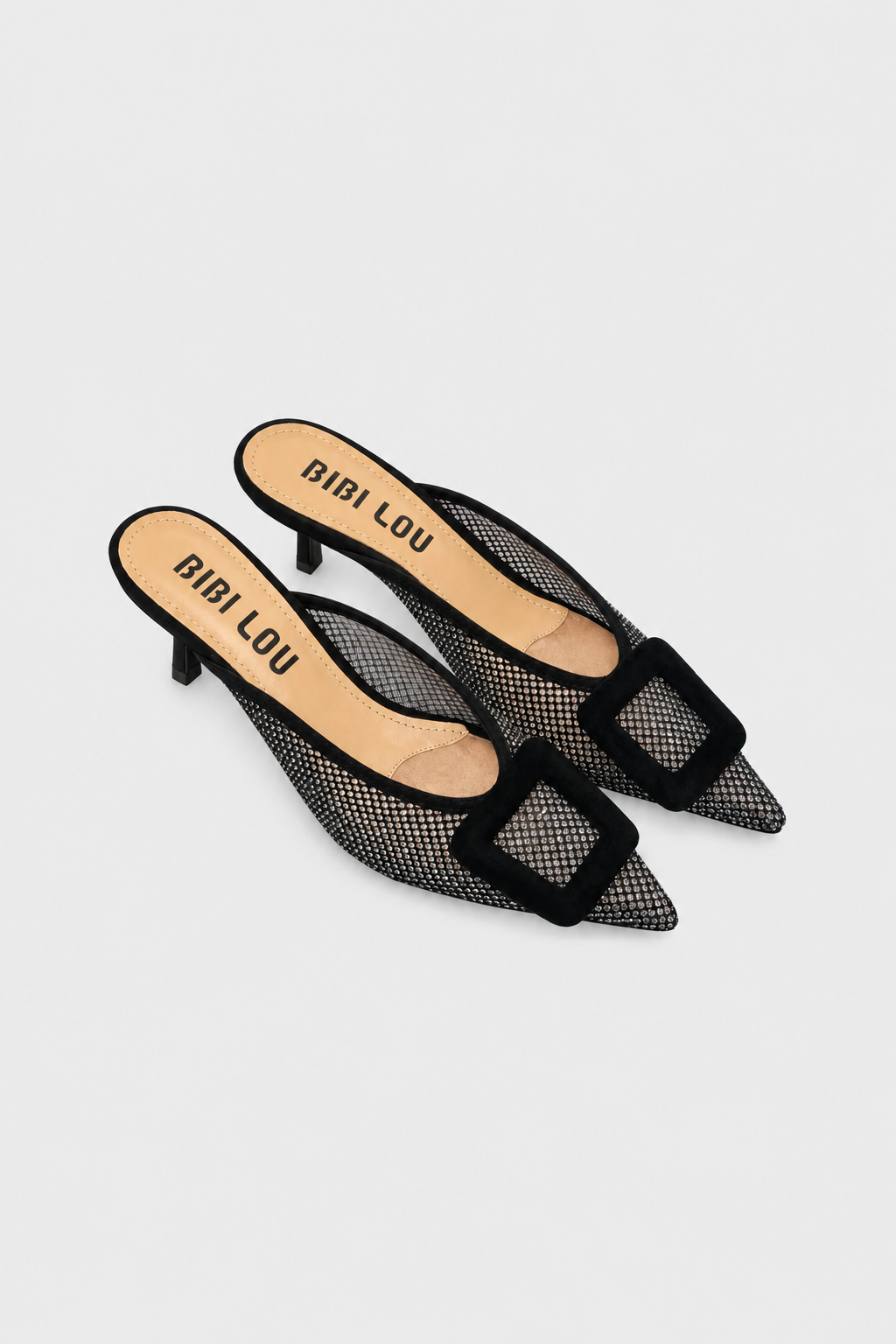 Mules résille à boucle