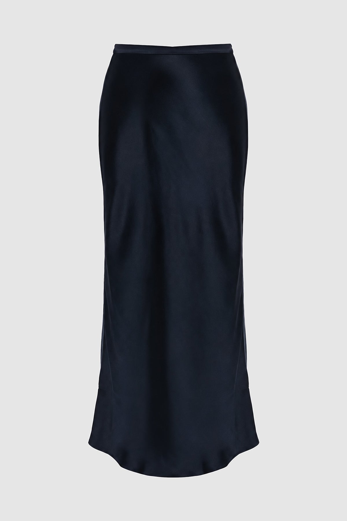 Jupe longue Bar satin