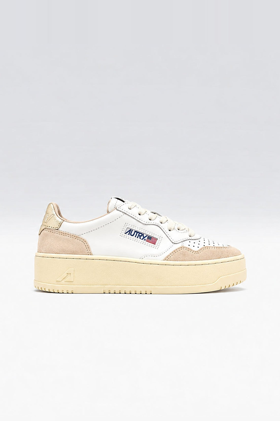 Baskets Platform Low Blanc