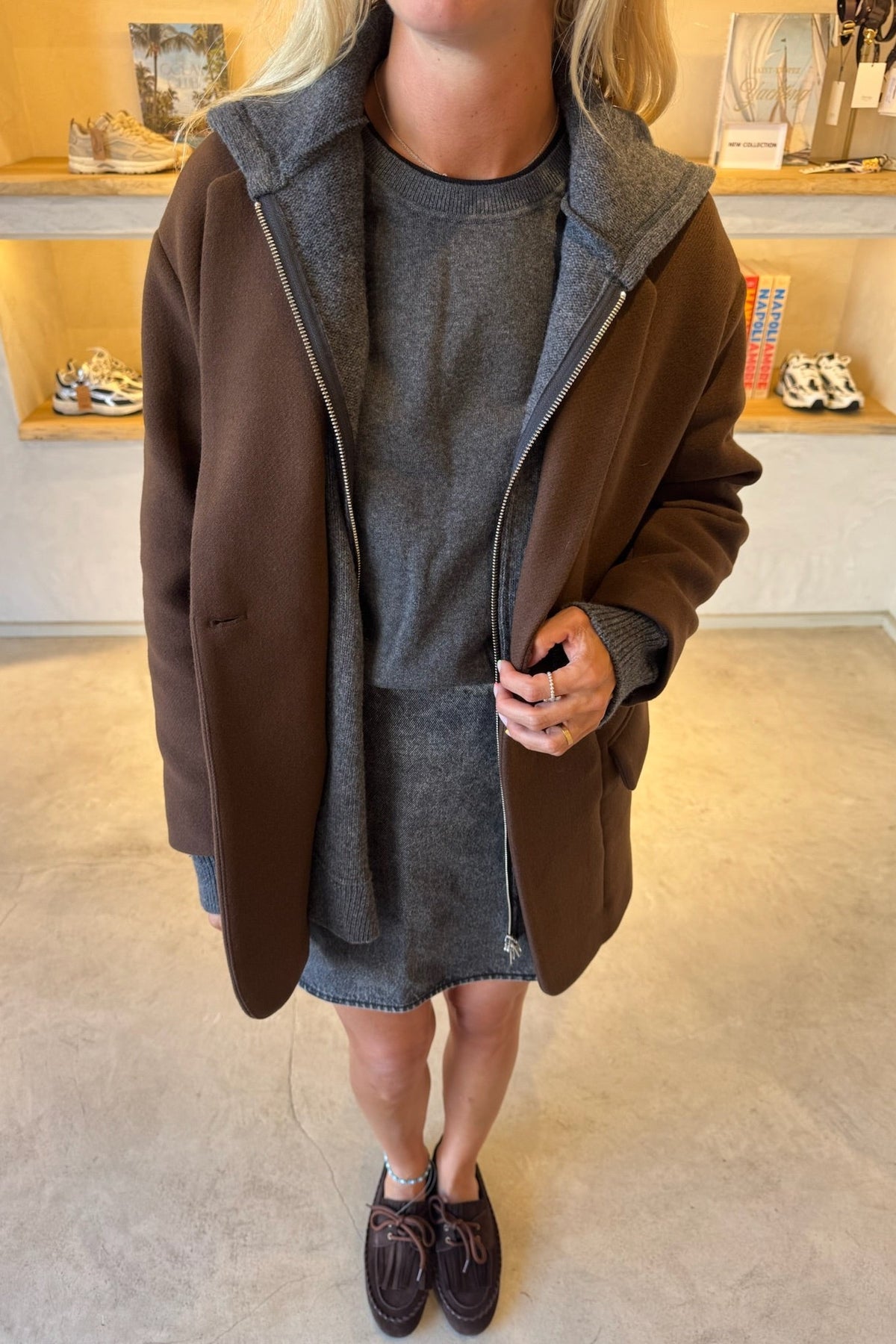 Veste à capuche Castagna