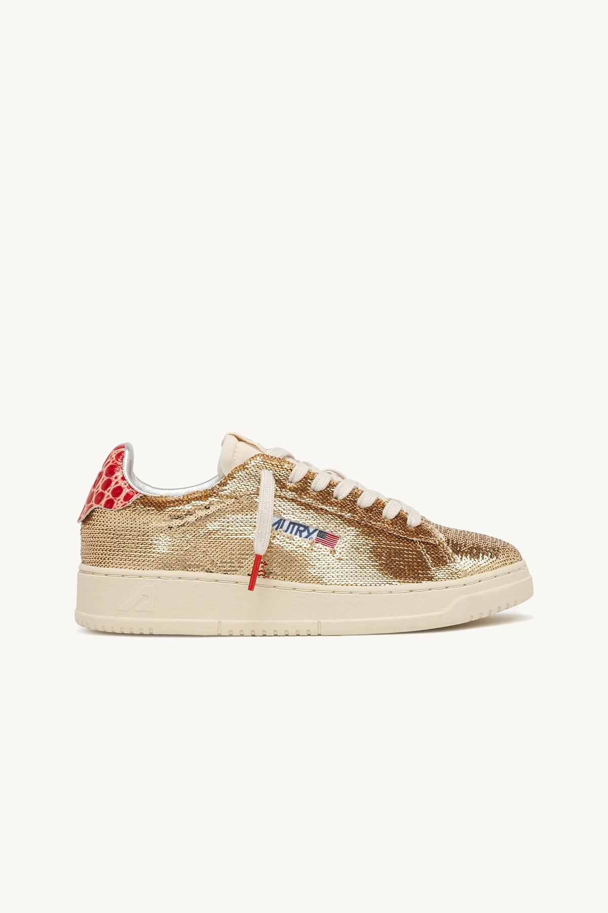 Baskets Dallas Low Platinum Red