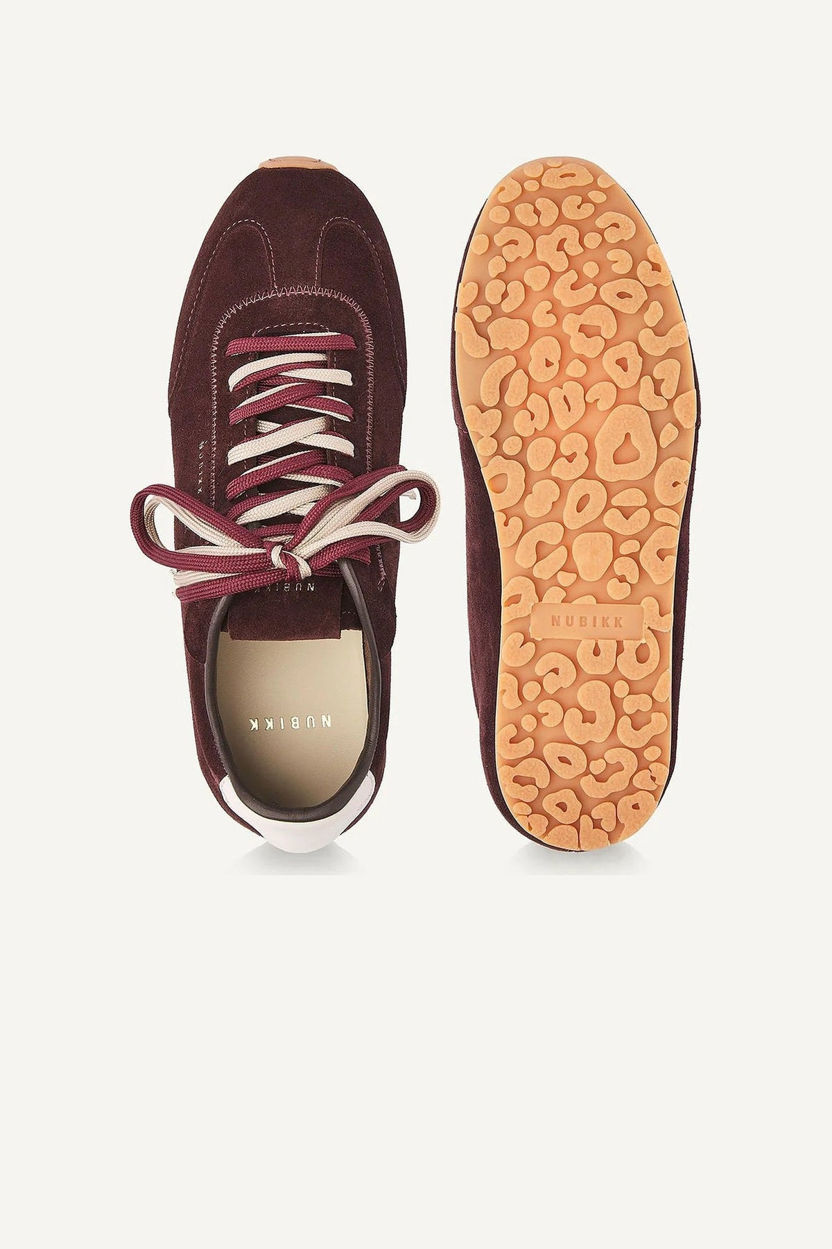 Baskets Billy Lou Suède Bordeaux