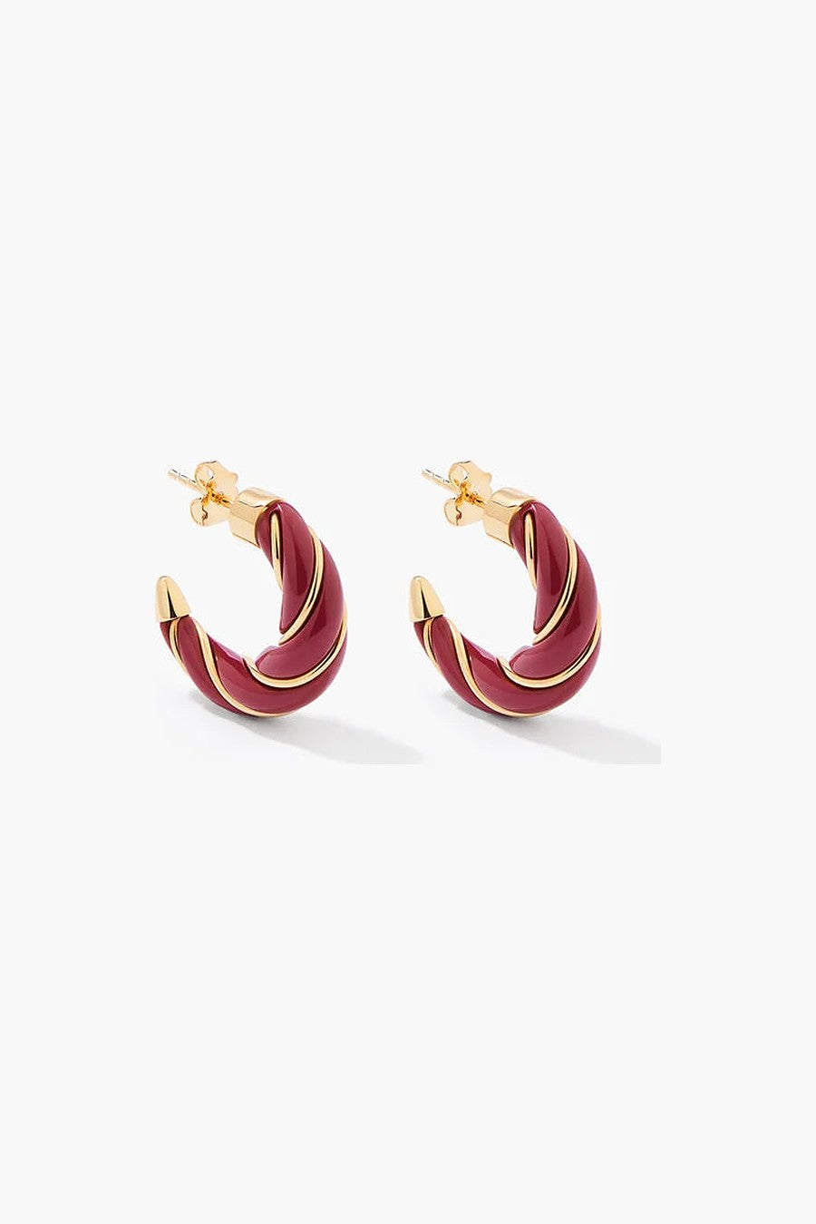 Boucles d'oreilles Diana Burgundy