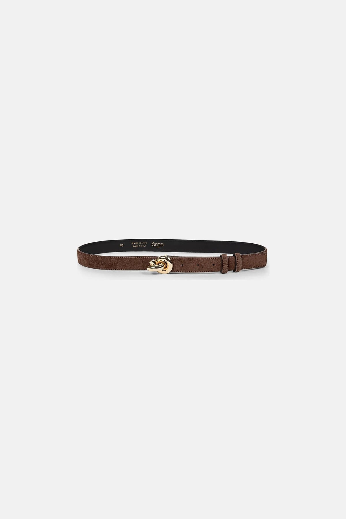 Ceinture daim LIVELY brune