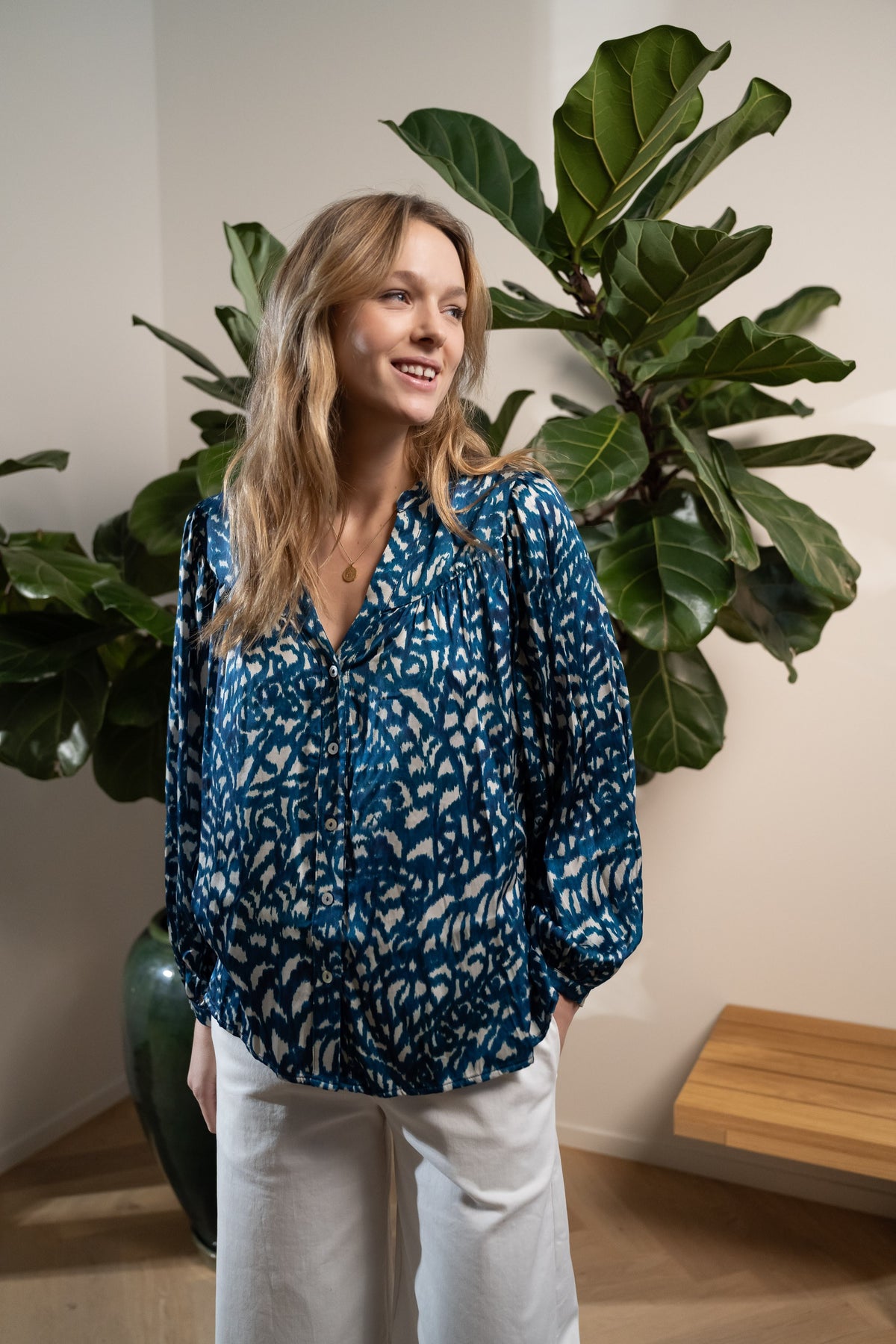 Blouse print SYDNEY