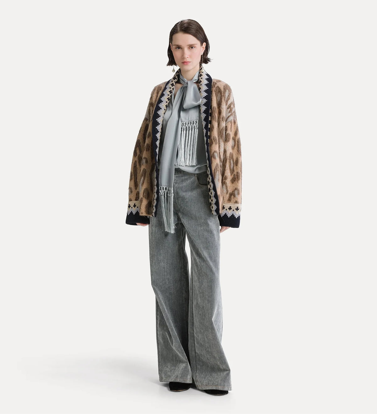 Chemise avec écharpe
