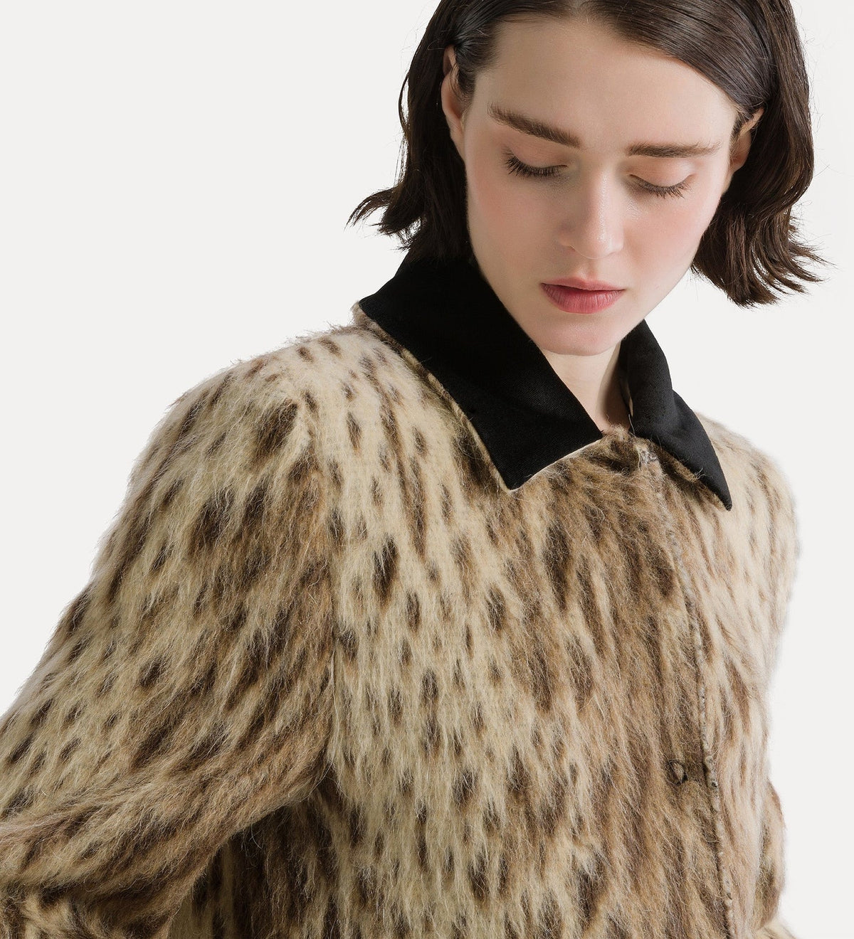 Veste Royal leopard jacquard
