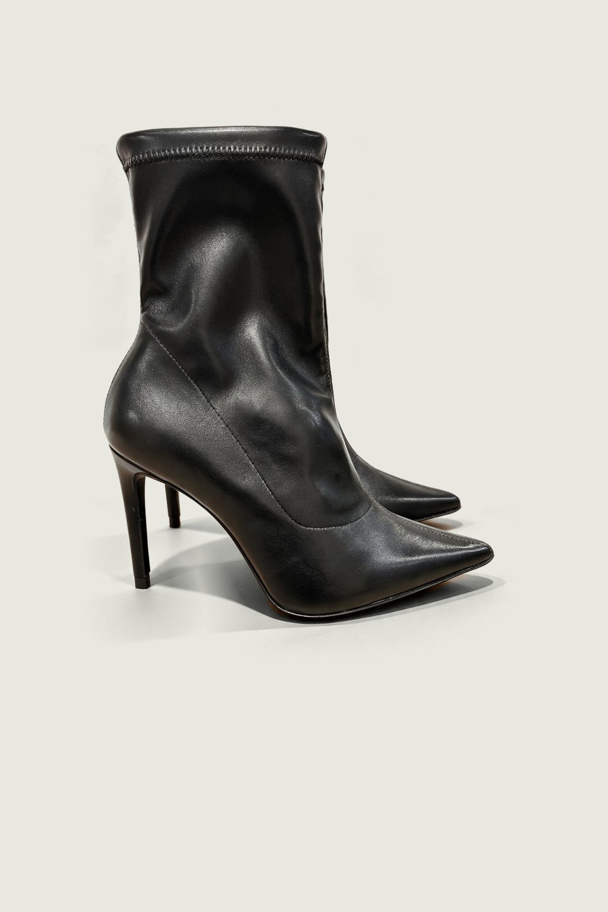 Boots à talons chaussettes FABER Guglielmo Rotta, noir, vue de trois quarts