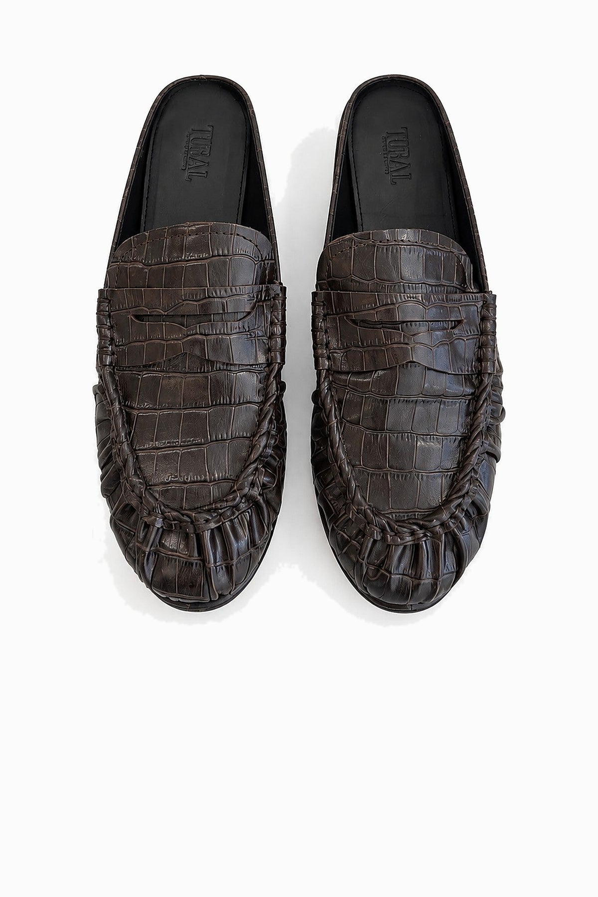 Mules Rivera effet croco