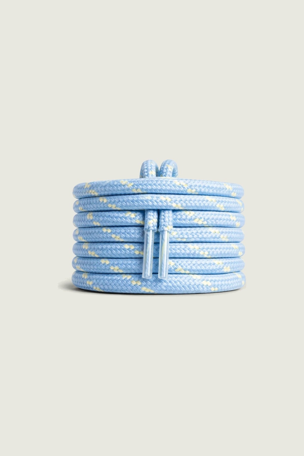 Lacets Posa baby blue et jaune, enroulés