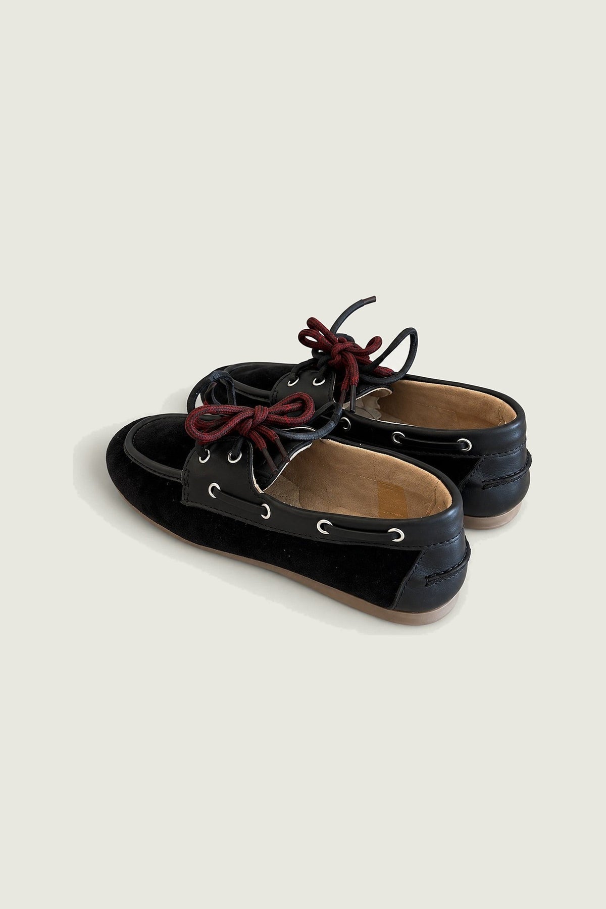 Mocassins en velours Posa, brun foncé, vue arrière